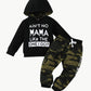 Boys Letter Graphic Hoodie and Joggers Set