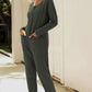 Buttoned Drop Shoulder Pocket Jumpsuit