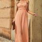 Spaghetti Strap Tied Seam Detail Jumpsuit