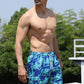 Full Size Printed Drawstring Swim Trunks