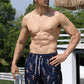 Full Size Printed Drawstring Swim Trunks