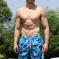 Full Size Printed Drawstring Swim Trunks