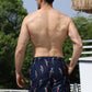 Full Size Printed Drawstring Swim Trunks