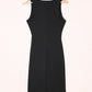 Crisscross Cutout Scoop Neck Slit Midi Dress
