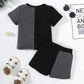 Boys Two-Tone T-Shirt and Shorts Set