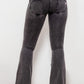 Two-Button Flare Jeans