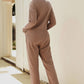 Buttoned Drop Shoulder Pocket Jumpsuit