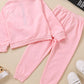 Kids SMILE Half Zip Sweatshirt and Joggers Set