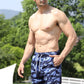 Full Size Printed Drawstring Swim Trunks